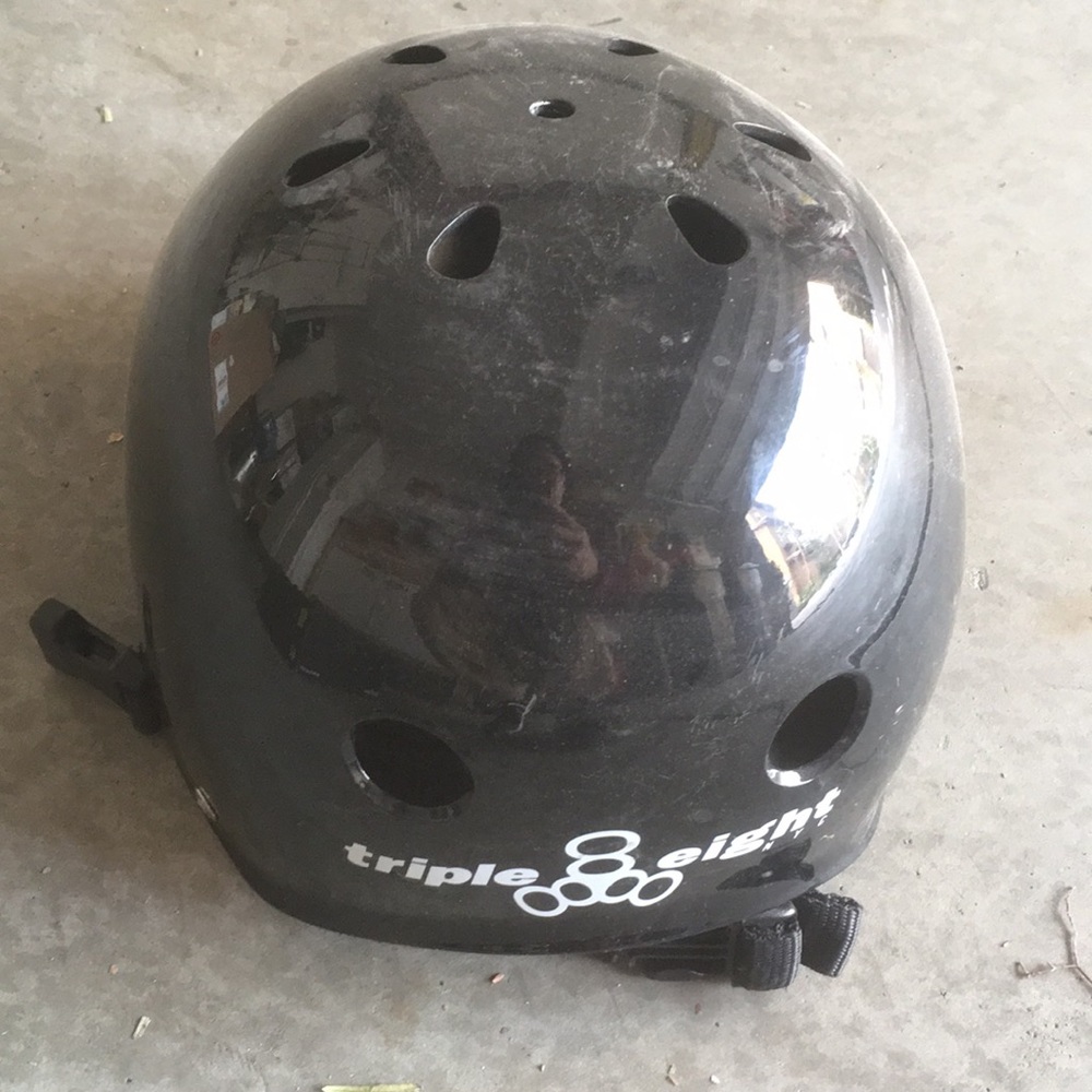 Black Skateboard helmet
